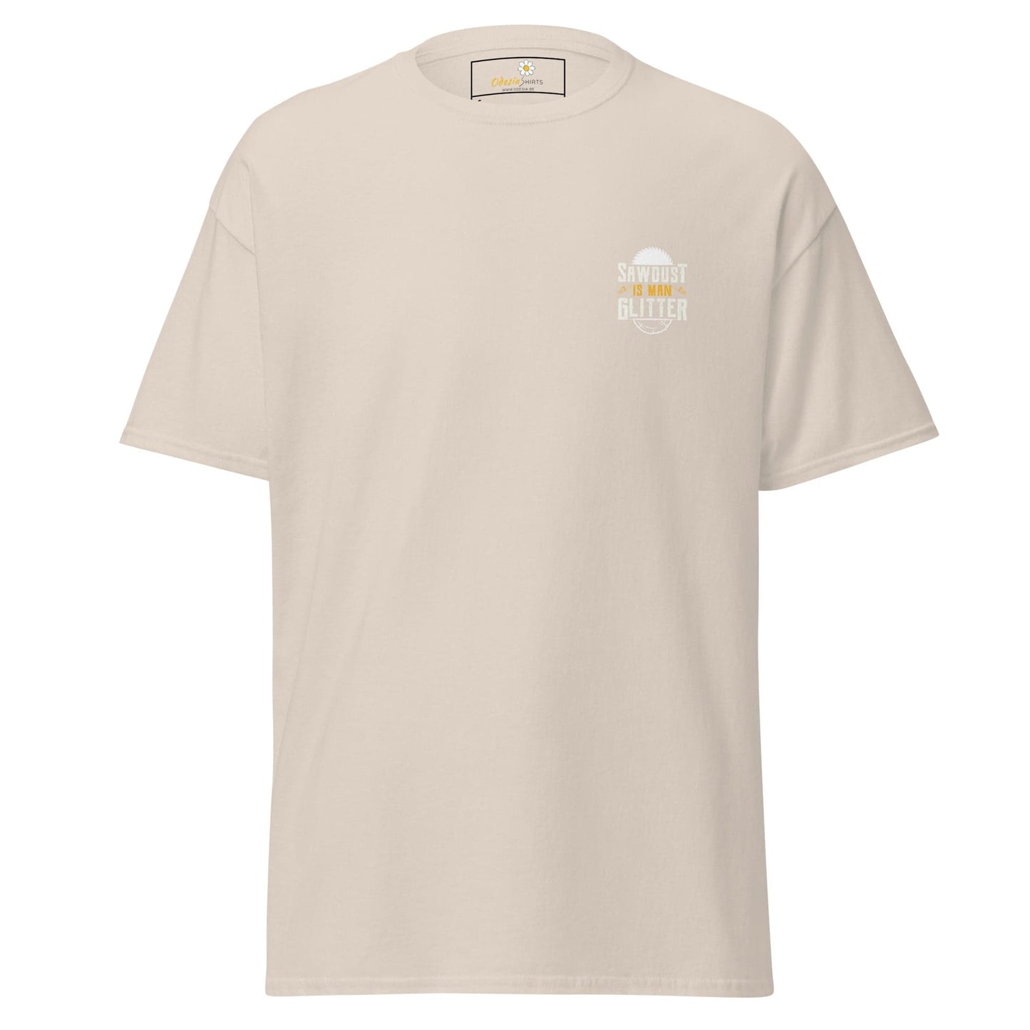 Unisex classic tee - MISC FUN SAWDUST GLITTER POCKET - REGULAR - Natural / S