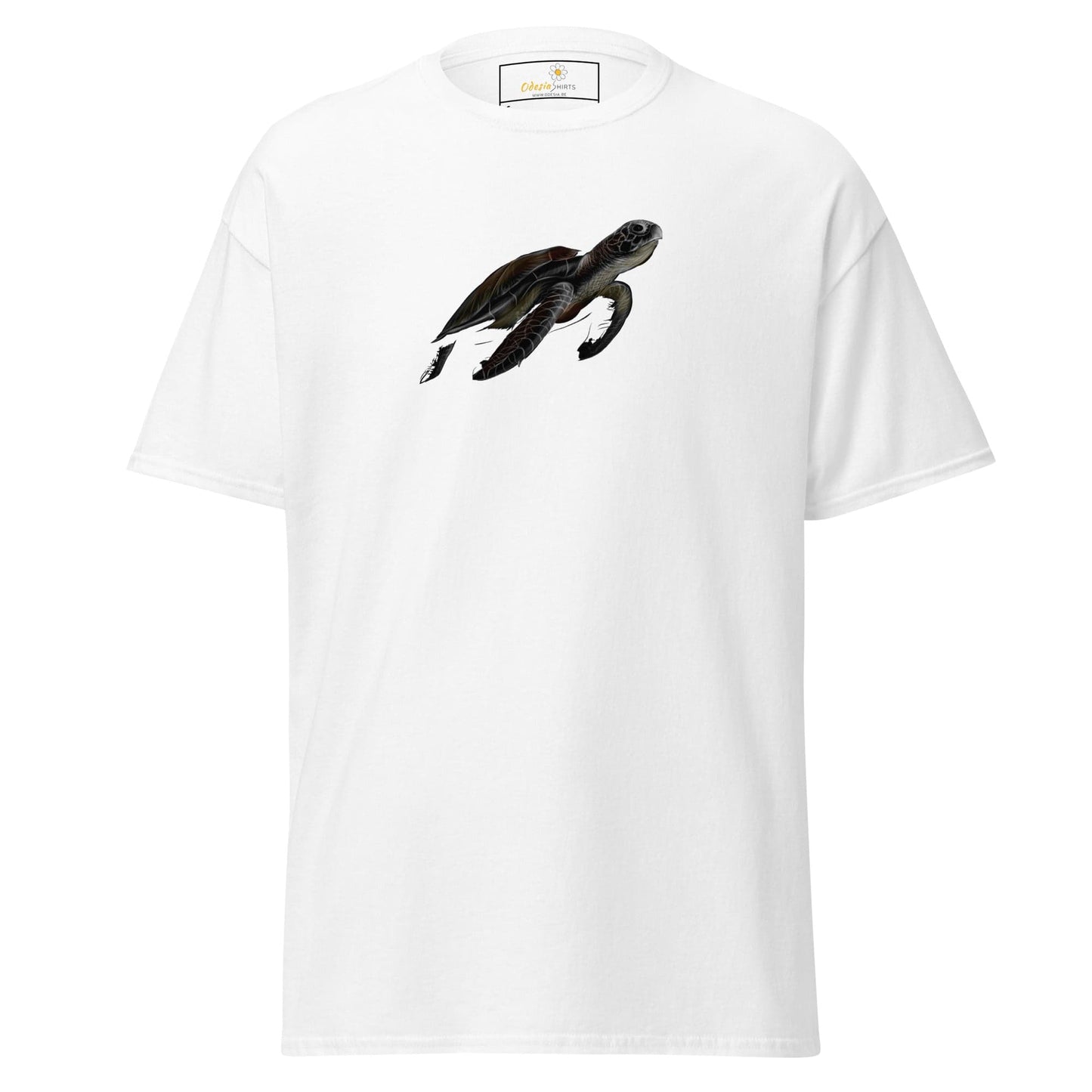 Unisex classic tee - WILD LIFE SEA TURTLE - REGULAR - White / S