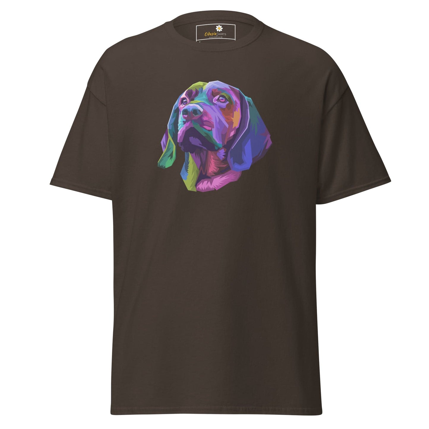 Art T-shirt Design Tee • Man / Woman • [s-xl] - Dark Chocolate / s