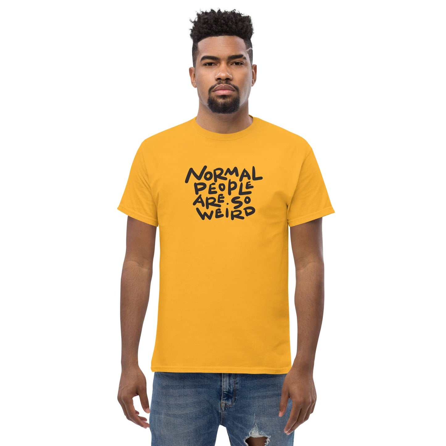 Art T-shirt Design Tee • Man / Woman • [s-xl] - Gold / s