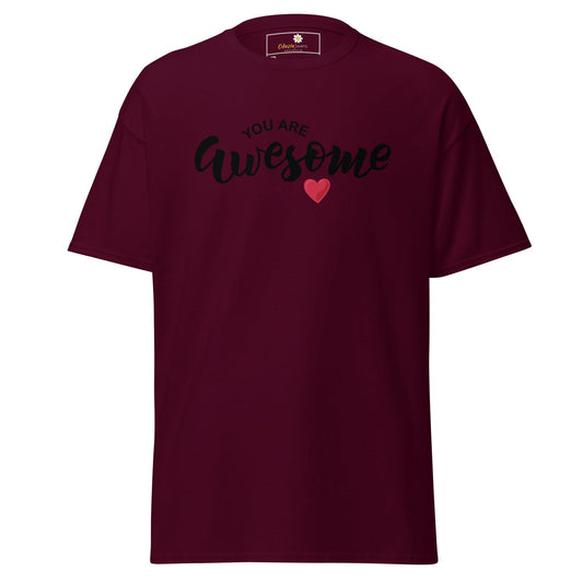 Art T-shirt Design Tee • Men / Women • [2xl-5xl] - Maroon / 2xl