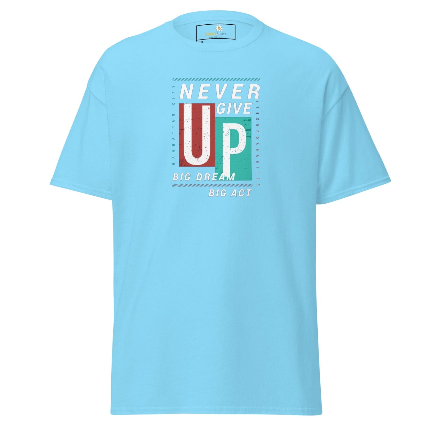 Art T-shirt Design Tee • Men / Women • [2xl-5xl] - Sky / 2xl