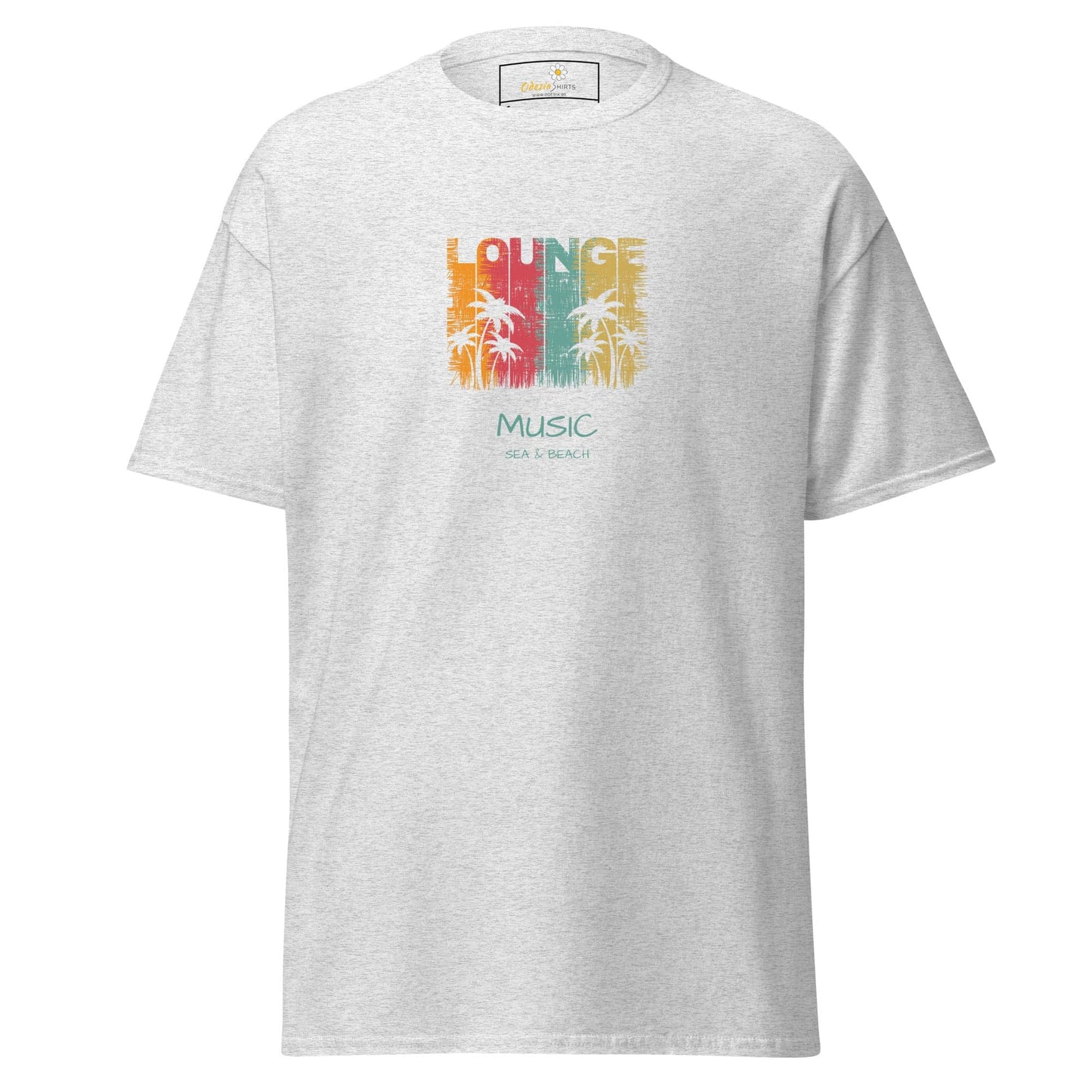 Unisex classic tee - MUSIC LOUNGE - REGULAR - Ash / S