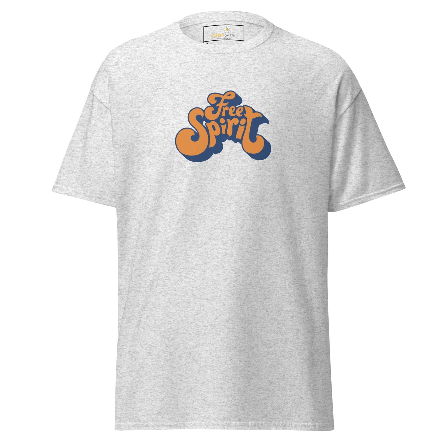 Unisex classic tee - TEXT MISC FREE SPIRIT - REGULAR - Ash / S