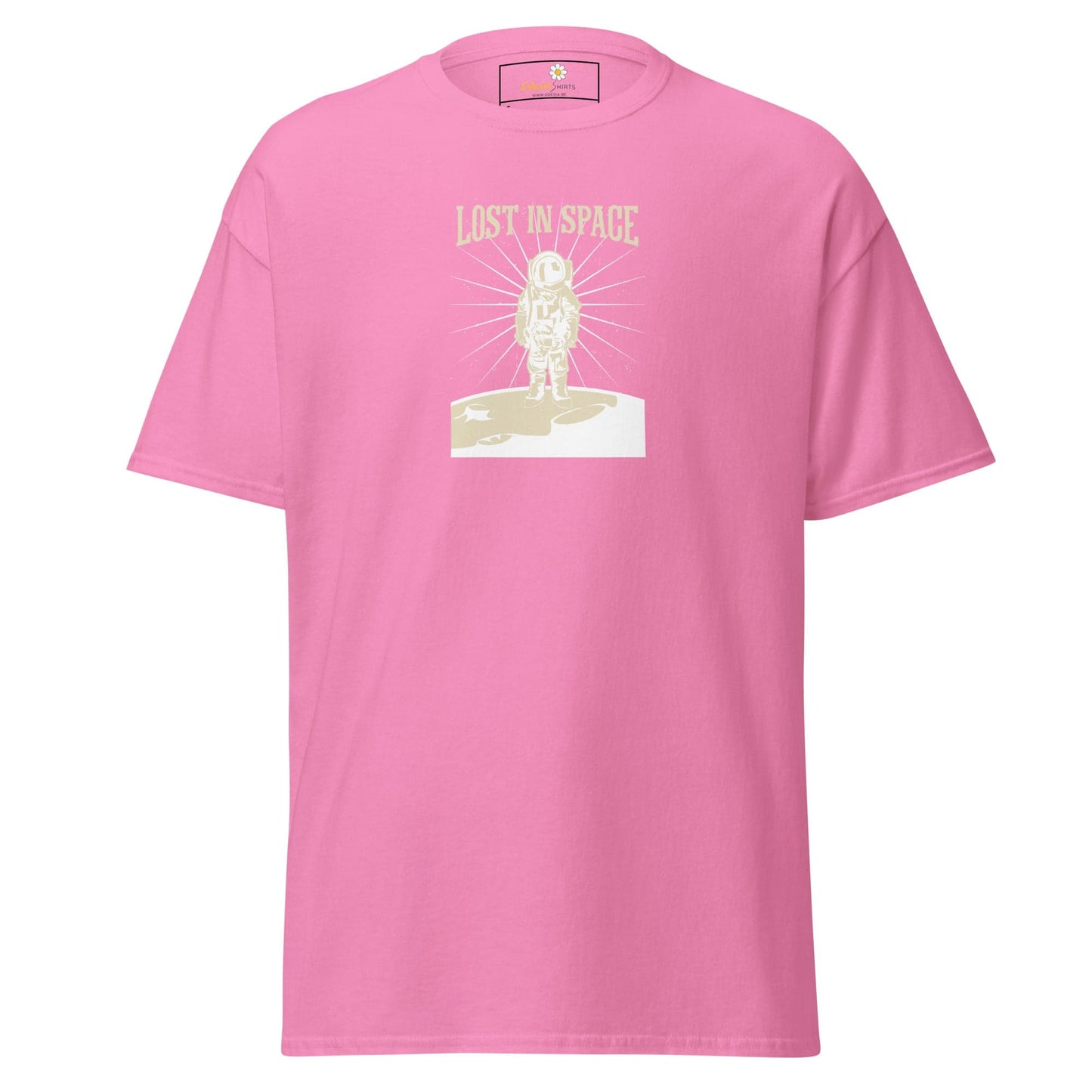 Unisex classic tee - ASTRONAUT LOST IN SPACE - REGULAR - Azalea / S