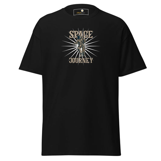 Unisex classic tee - ASTRONAUT SPACE JOURNEY - REGULAR - Black / S