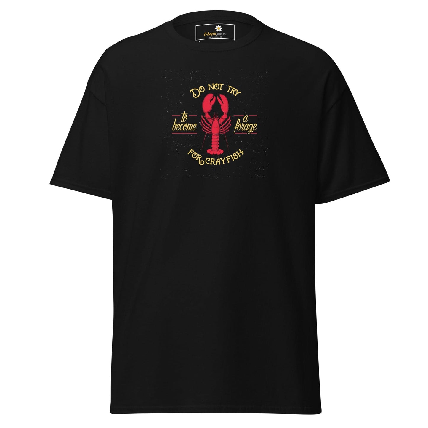 Unisex classic tee - WILD LIFE CRAYFISH - REGULAR - Black / S