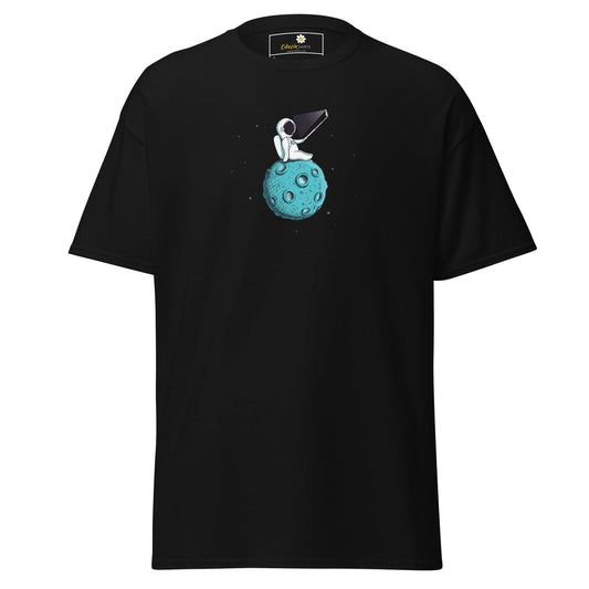 Unisex classic tee - ASTRONAUT SELFIE - REGULAR - Black / S