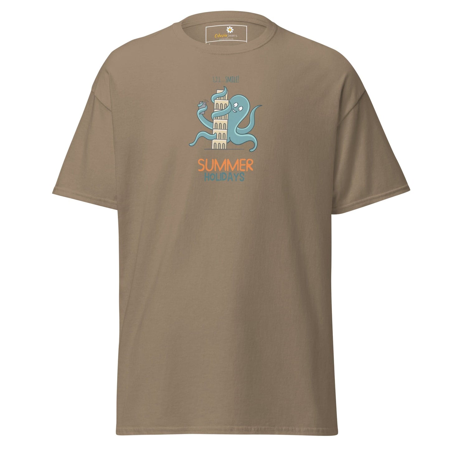 Unisex classic tee - SUMMER FUN HOLIDAYS - Brown Savana / S