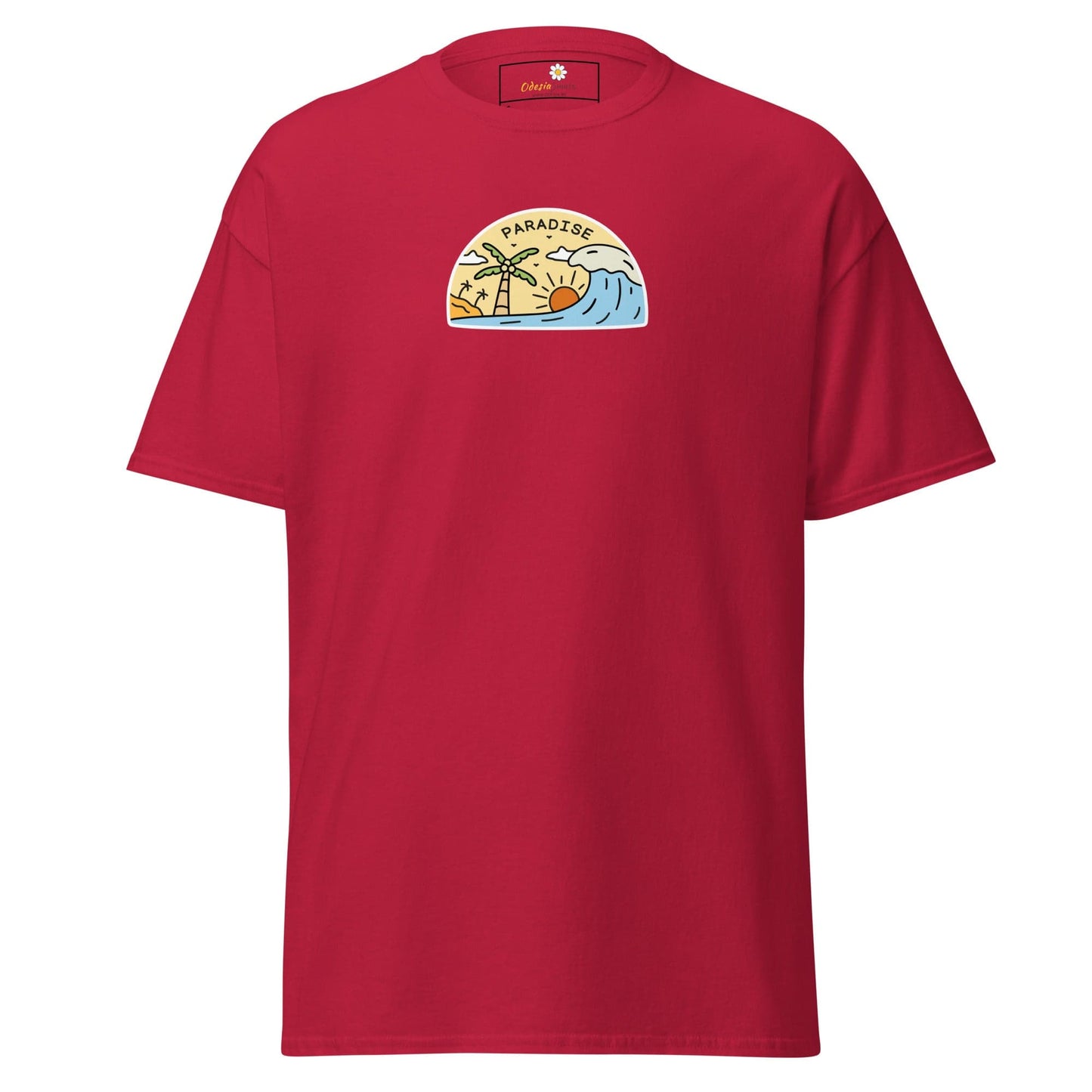 Unisex classic tee - SUMMER ISLAND PARADISE - REGULAR - Cardinal / S