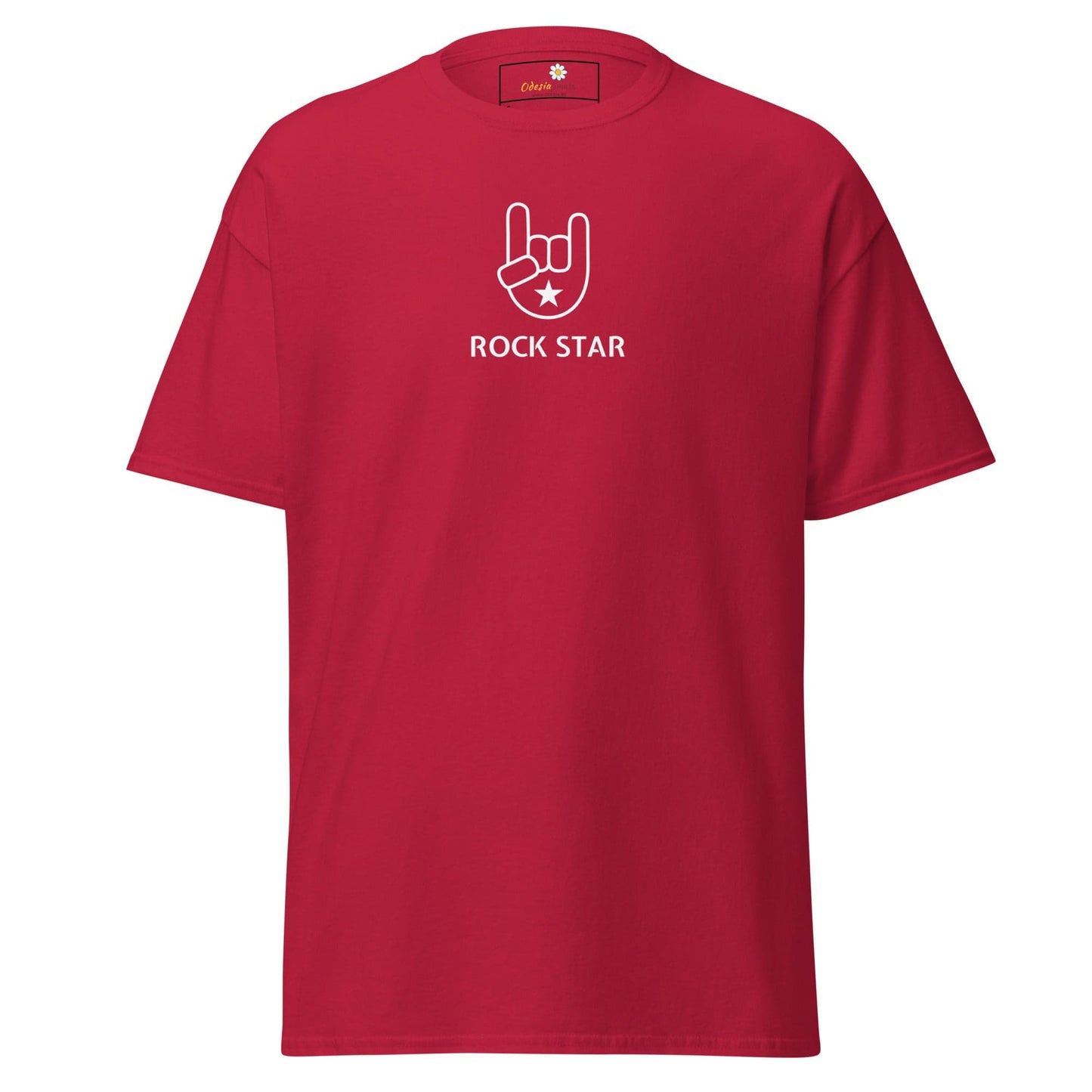 Unisex classic tee - MUSIC ROCK STAR - REGULAR - Cardinal / S