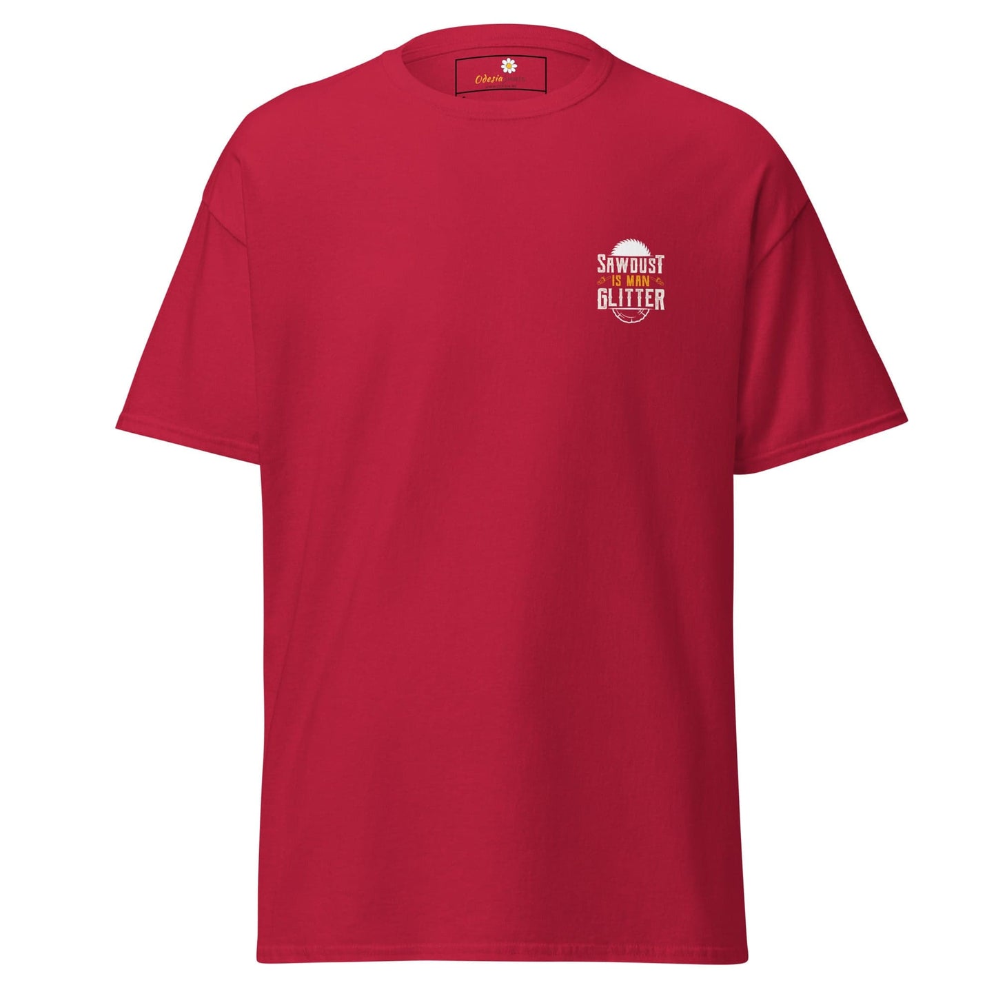 Unisex classic tee - MISC FUN SAWDUST GLITTER POCKET - REGULAR - Cardinal / S