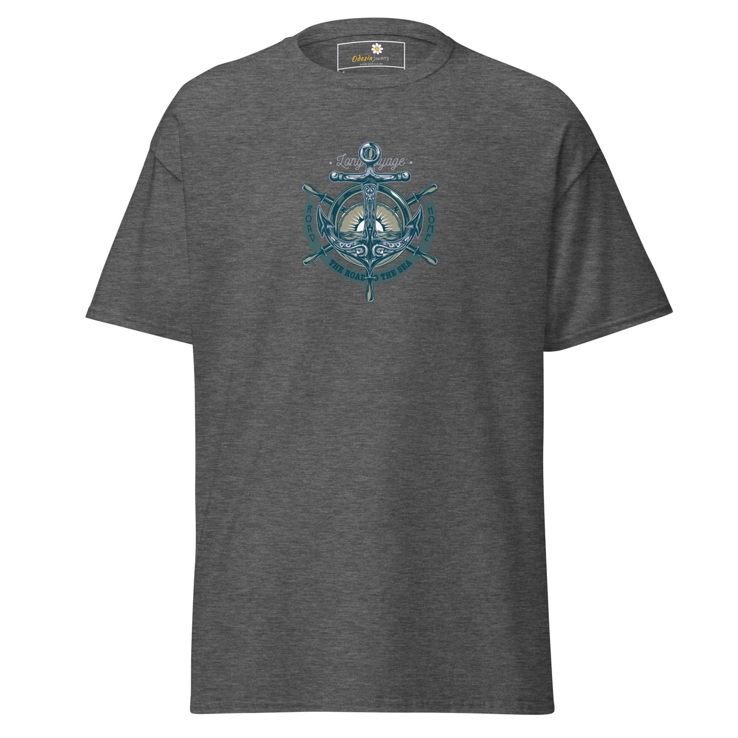 Unisex classic tee - MISC THE ROAR THE SEA - REGULAR - Dark Heather / S