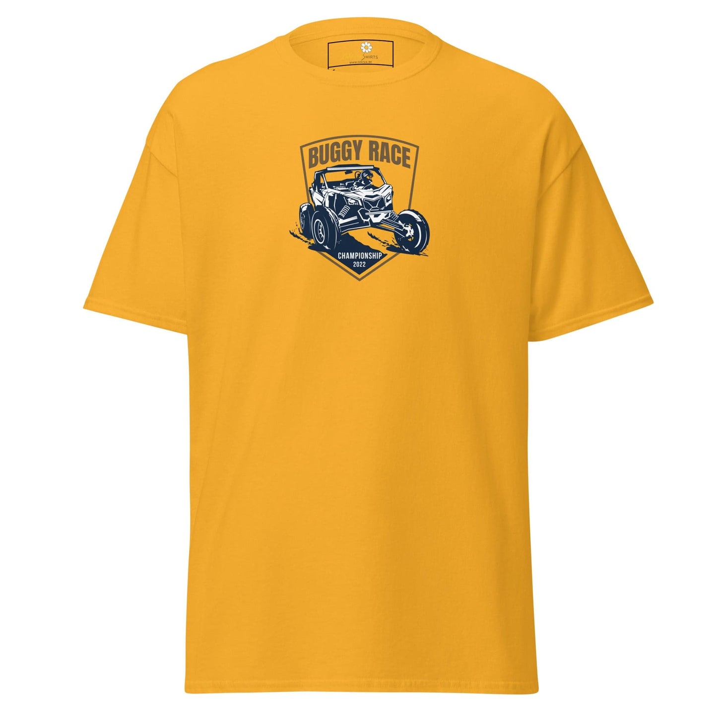 Unisex classic t-shirt - MOTOR BUGGY RACE - REGULAR - Gold / S