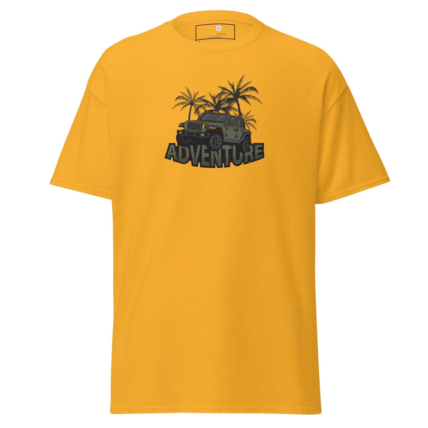 Unisex classic tee - ADVENTURE 4X4 - REGULAR - Gold / S