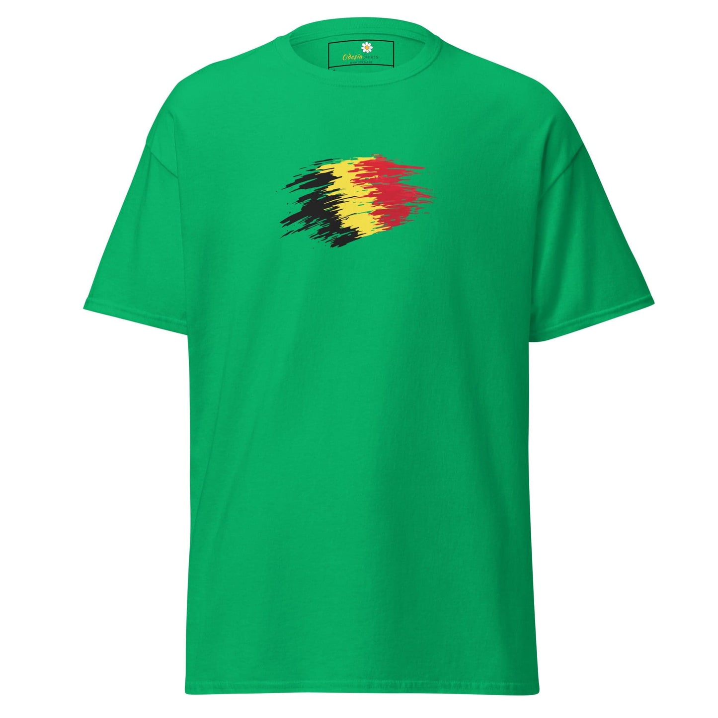 Unisex classic tee - COUNTRY BELGIUM SHAPE - REGULAR - Irish Green / S