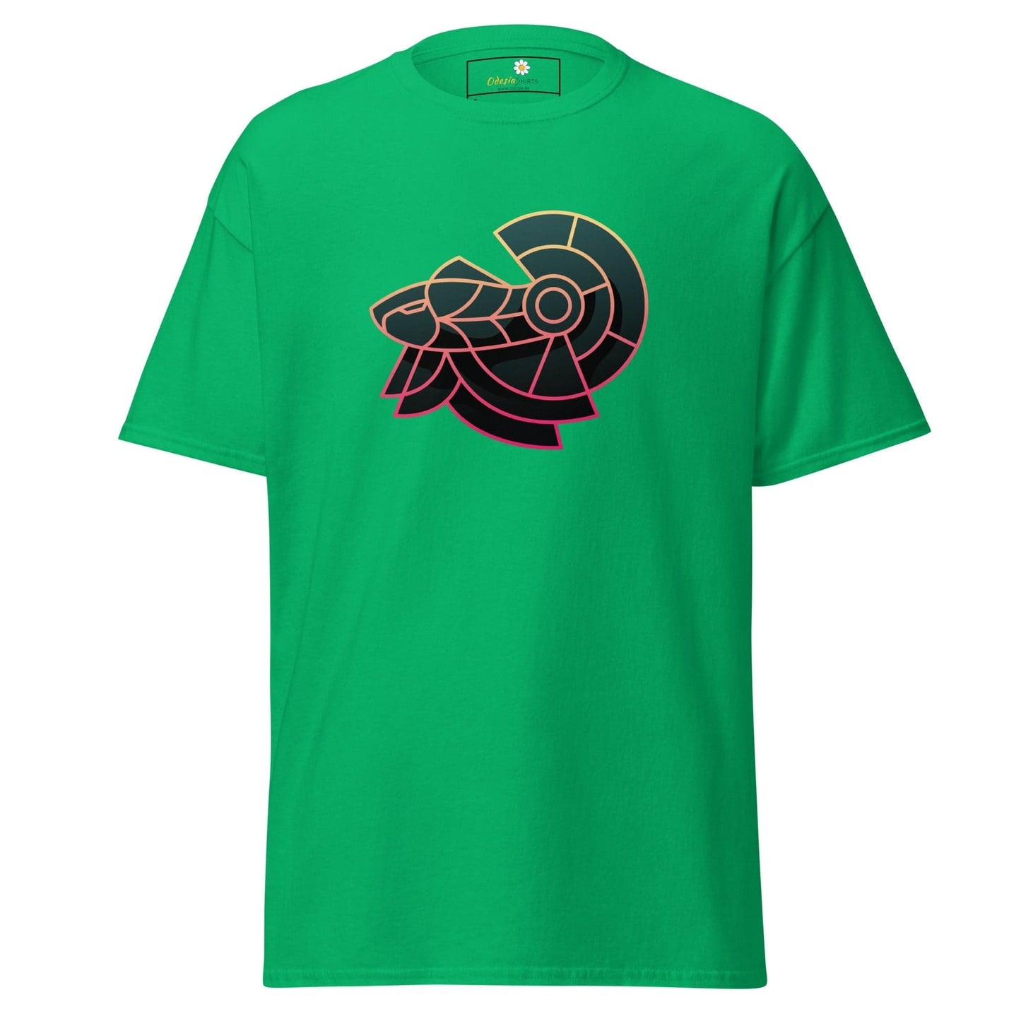 Unisex classic tee - ABSTRACT HERMIT - REGULAR - Irish Green / S