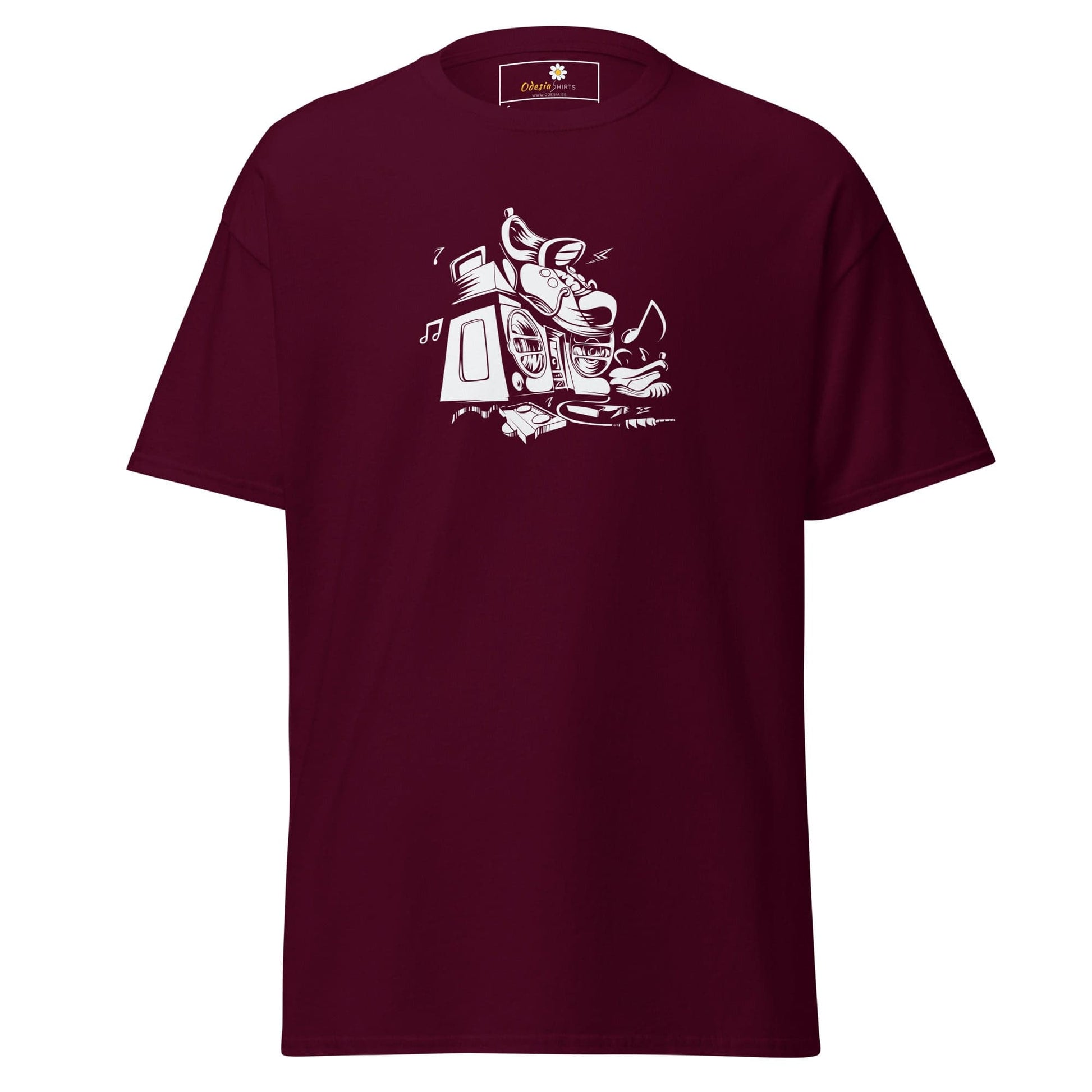 Unisex classic t-shirt - FANTASY SHOES THINGS - REGULAR - Maroon / S