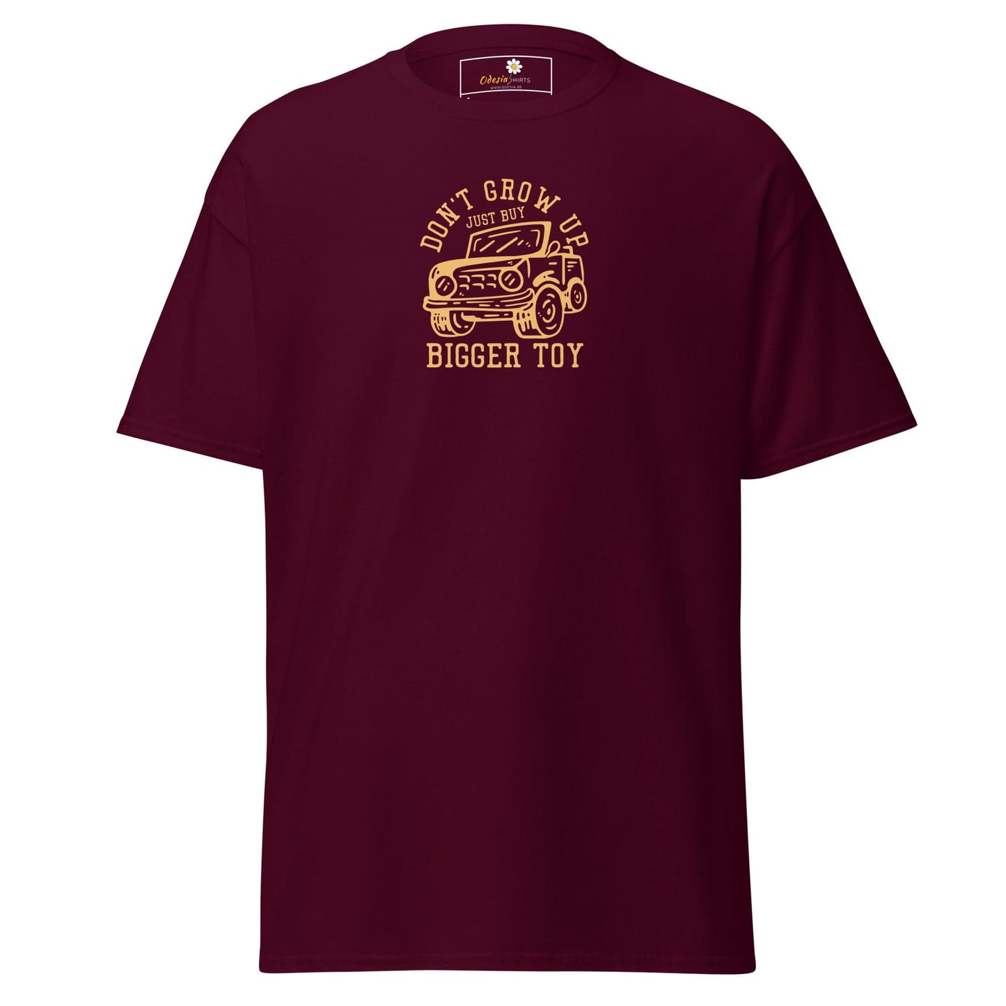 Unisex classic tee - MISC DONT GROW UP - REGULAR - Maroon / S