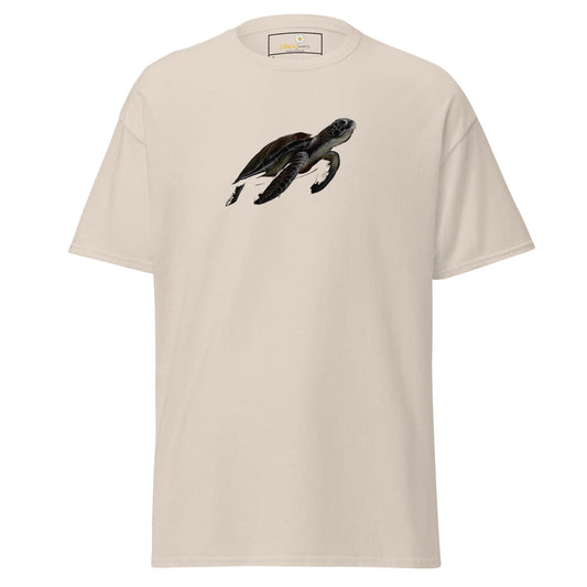 Unisex classic tee - WILD LIFE SEA TURTLE - REGULAR - Natural / S