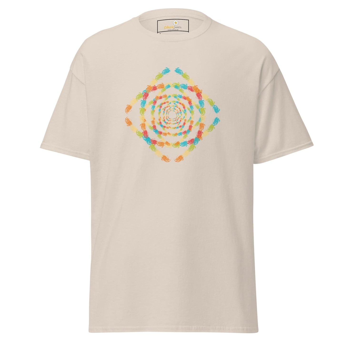 Unisex classic tee - ABSTRACT MISC SQUARE TUNNEL - REGULAR - Natural / S