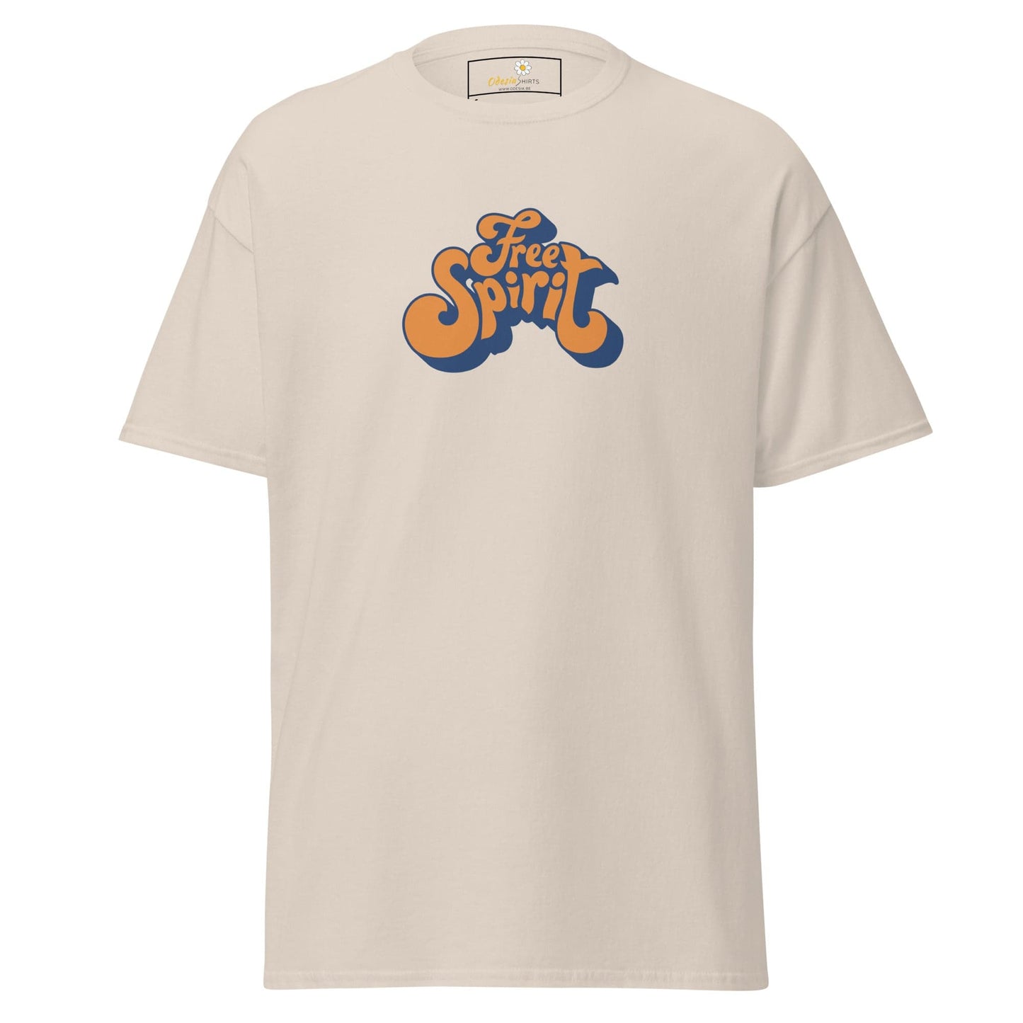 Unisex classic tee - TEXT MISC FREE SPIRIT - REGULAR - Natural / S