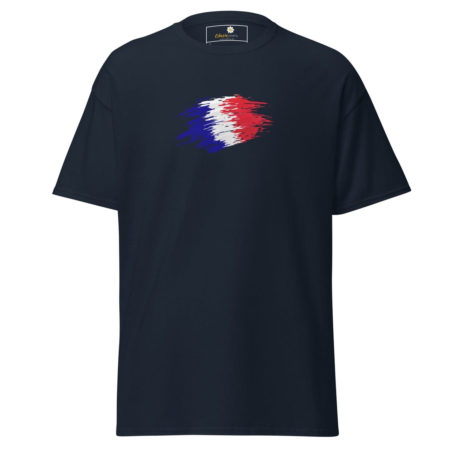 Unisex classic tee - COUNTRY FRANCE SHAPE - REGULAR - Navy / S