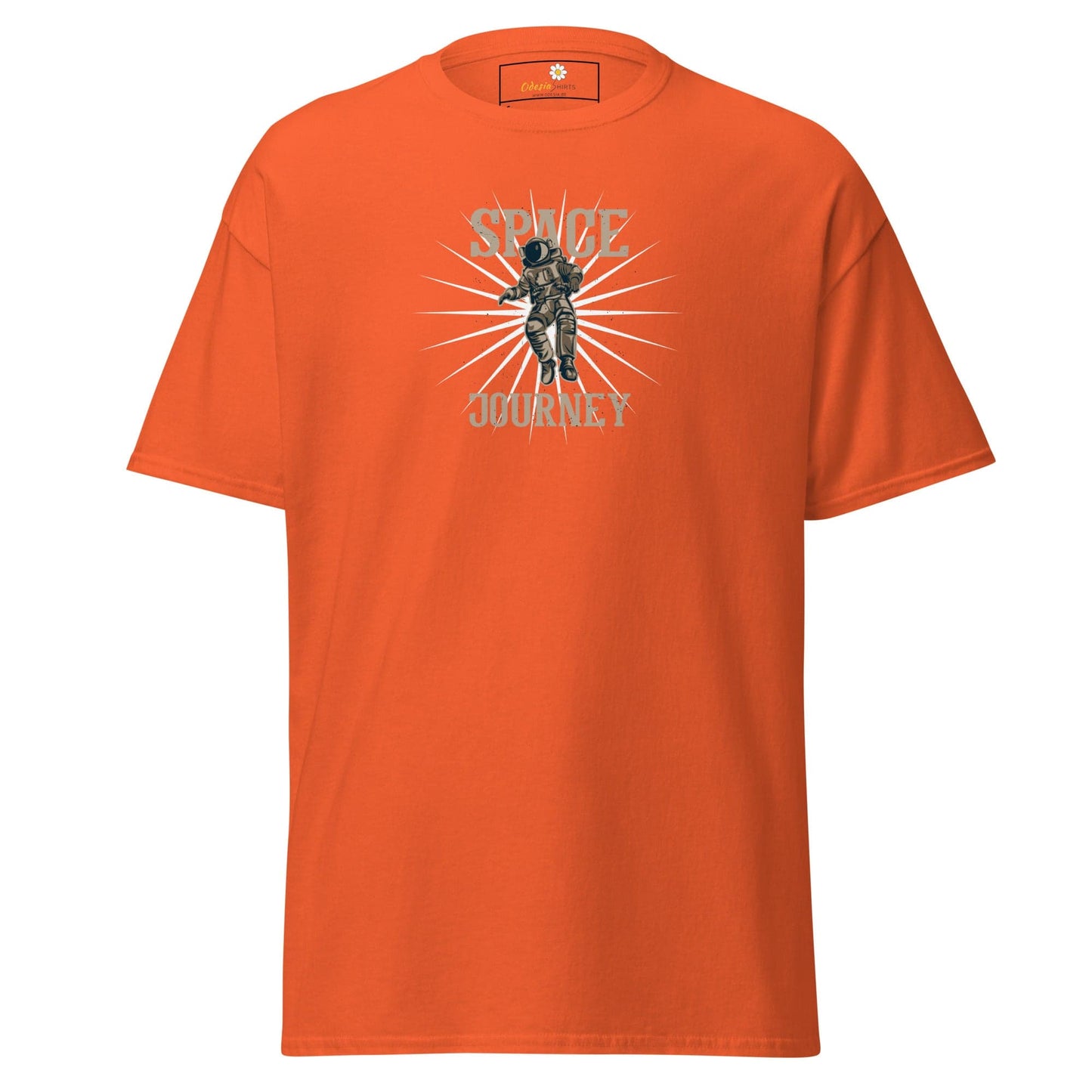 Unisex classic tee - ASTRONAUT SPACE JOURNEY - REGULAR - Orange / S