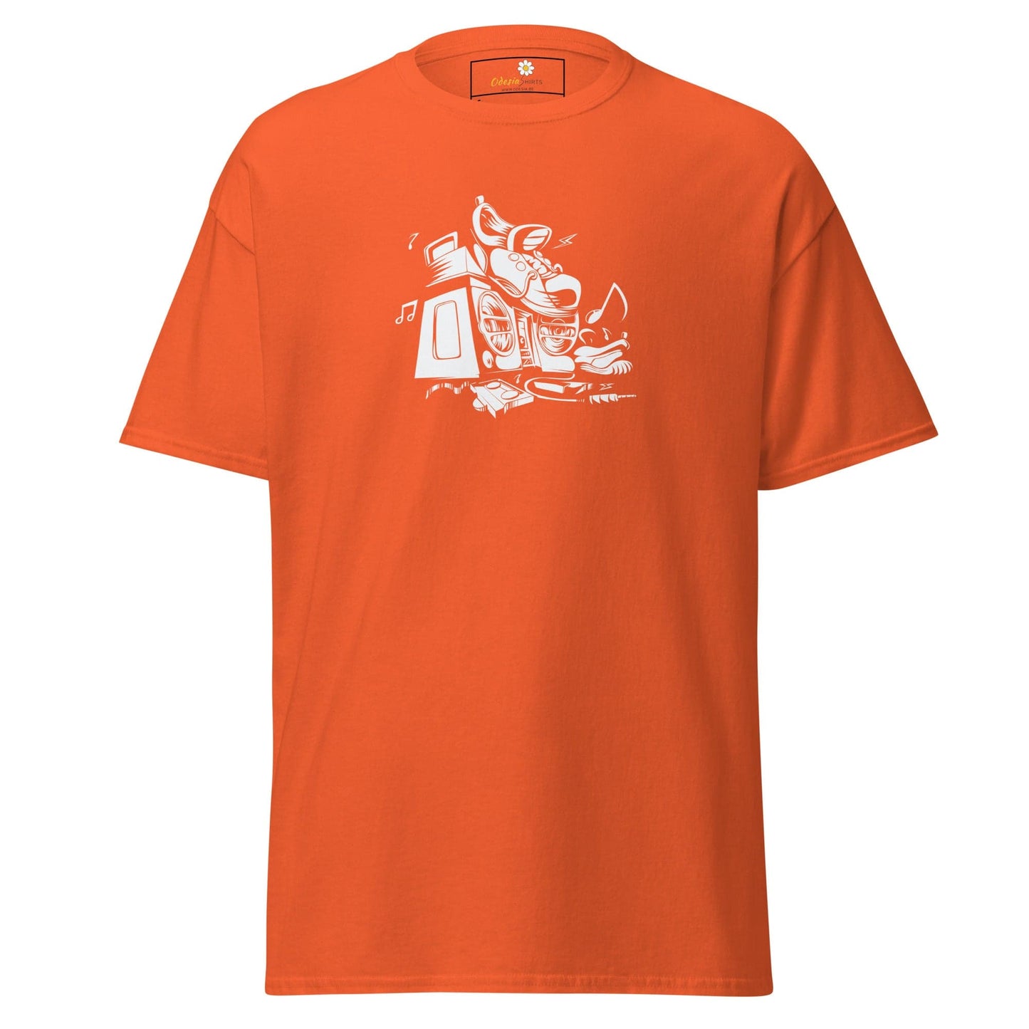 Unisex classic t-shirt - FANTASY SHOES THINGS - REGULAR - Orange / S