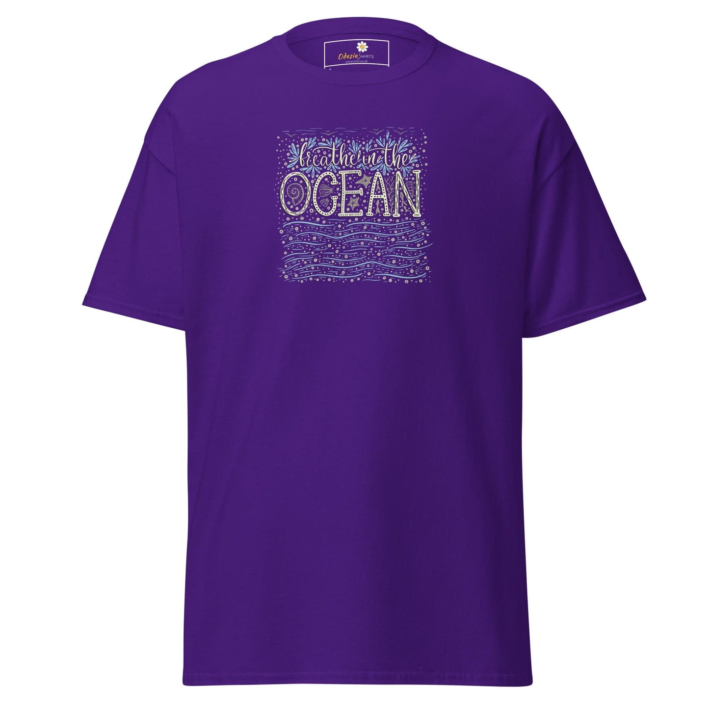 Unisex classic tee - NATURE OCEAN - REGULAR - Purple / S