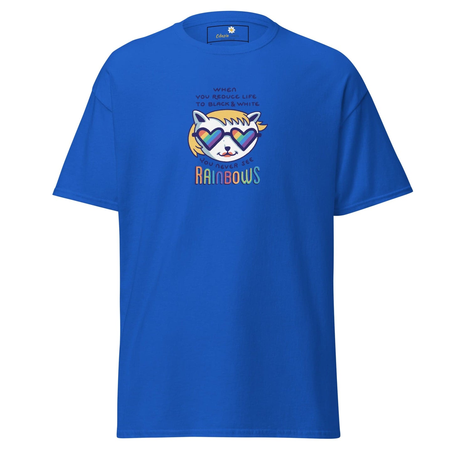 Unisex classic tee - COMMUNITY MISC SEE RAINBOWS - REGULAR - Royal / S