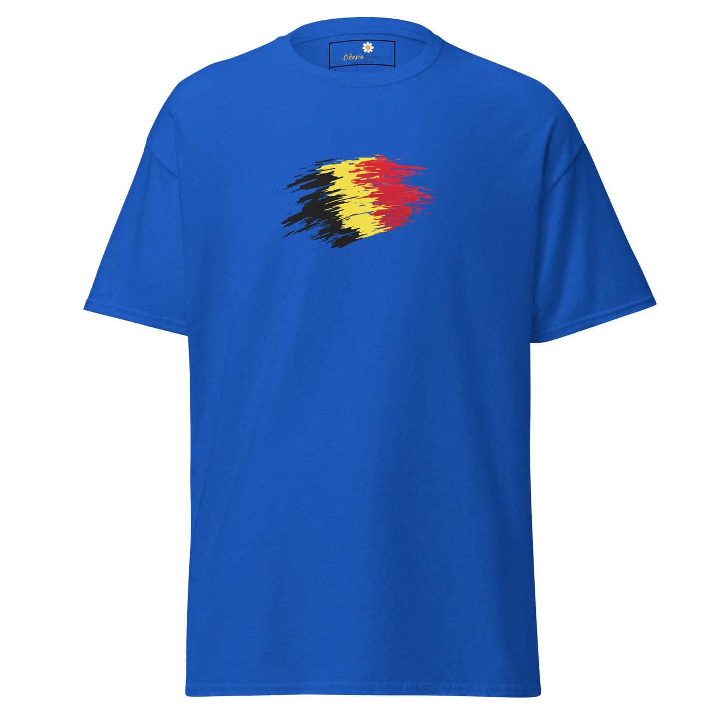 Unisex classic tee - COUNTRY BELGIUM SHAPE - REGULAR - Royal / S