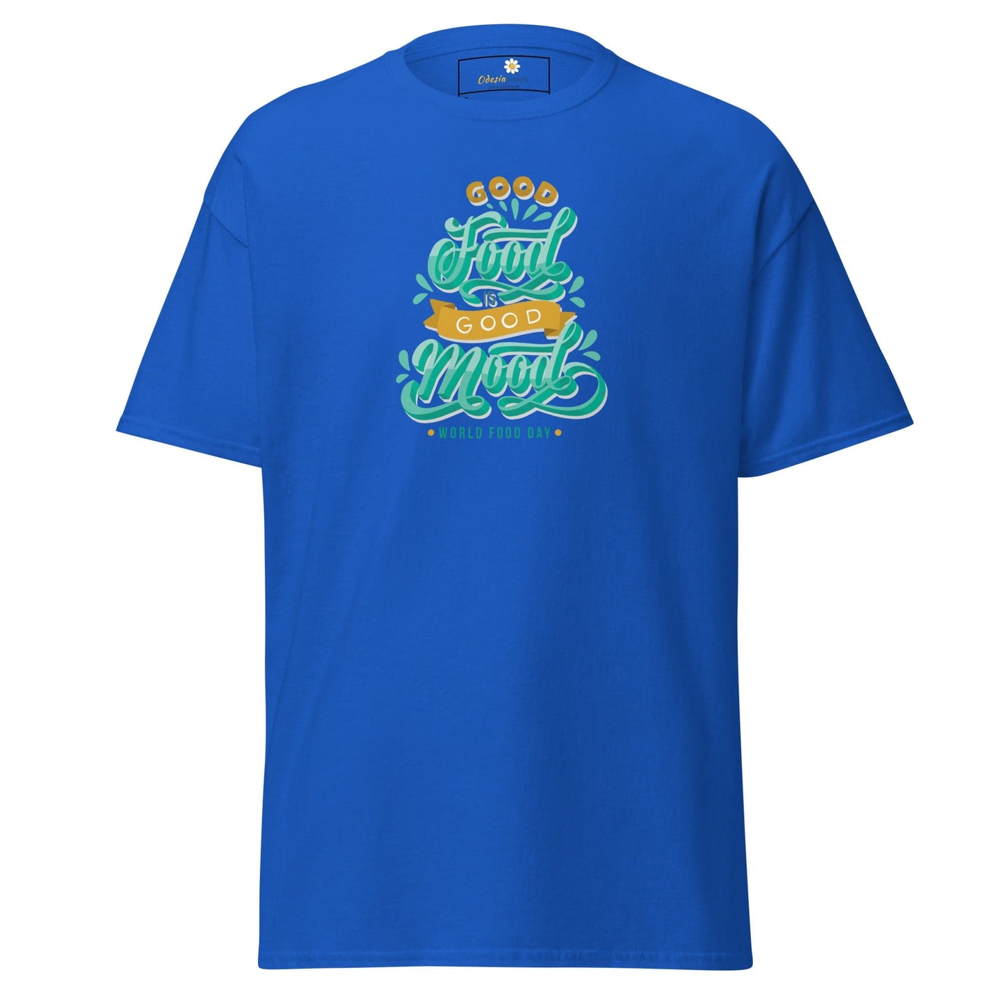 Unisex classic t-shirt - MISC GOOD FOOD GOOD MOOD - REGULAR - Royal / S