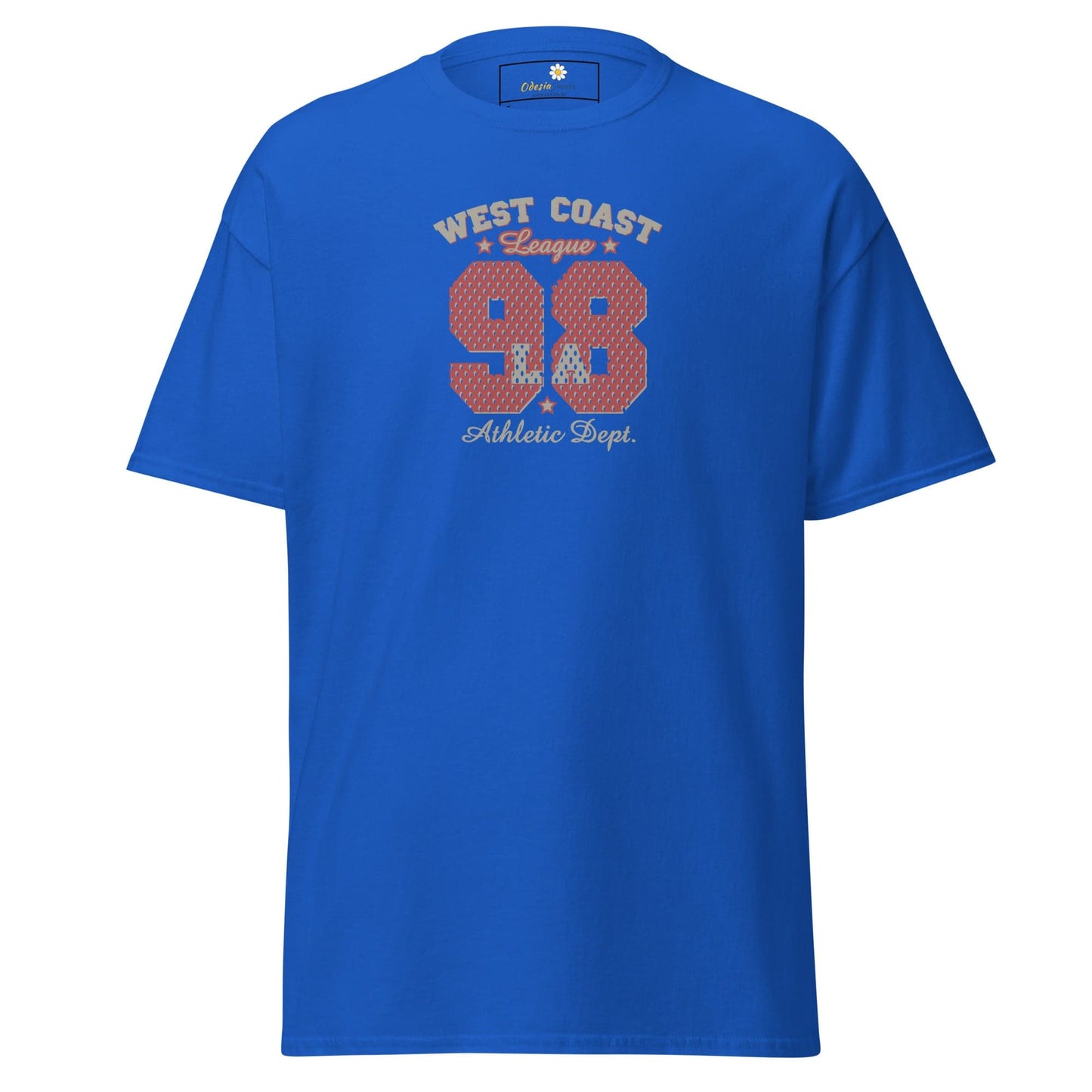 Unisex classic t-shirt - SPORT WEST COAST 98 - REGULAR - Royal / S