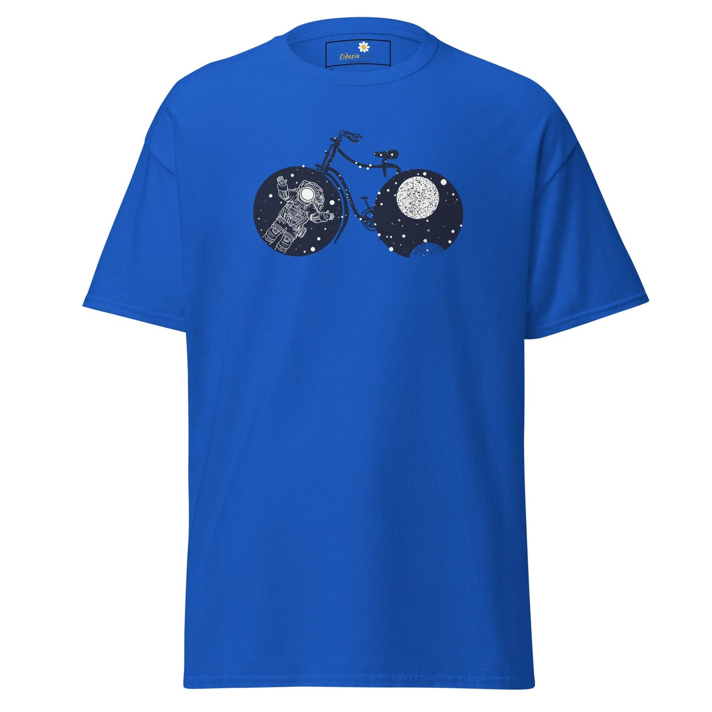Unisex classic t-shirt - ASTRONAUT BIKE - REGULAR - Royal / S