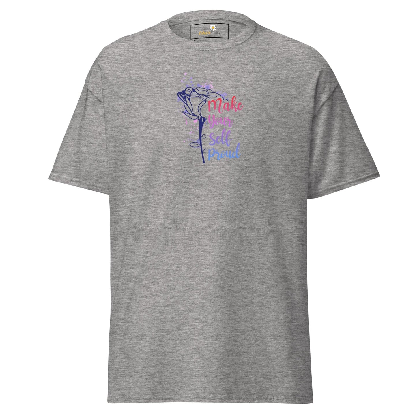 Unisex classic tee - MISC TEXT MAKE YOURSELF PROUD - REGULAR - Sport Grey / S
