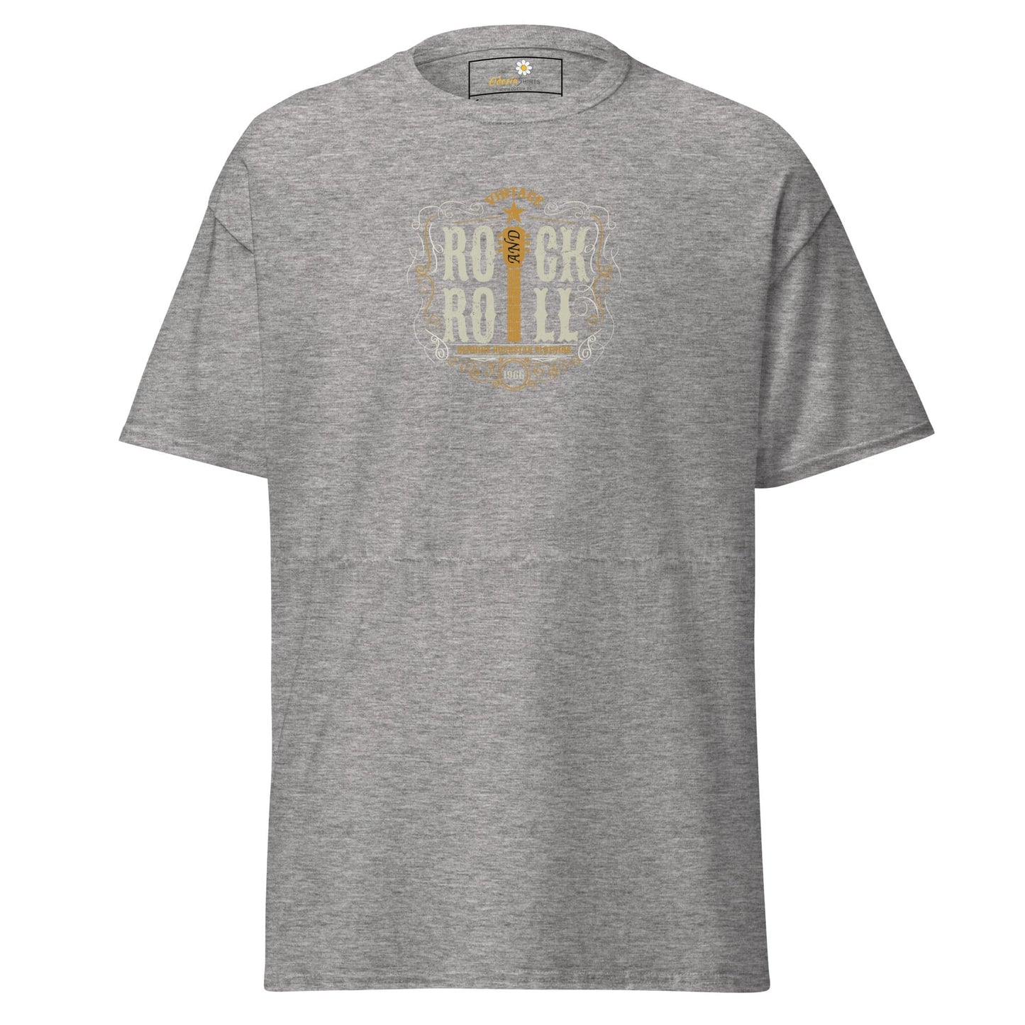 Unisex classic tee - MUSIC ROCK N ROLL - REGULAR - Sport Grey / S