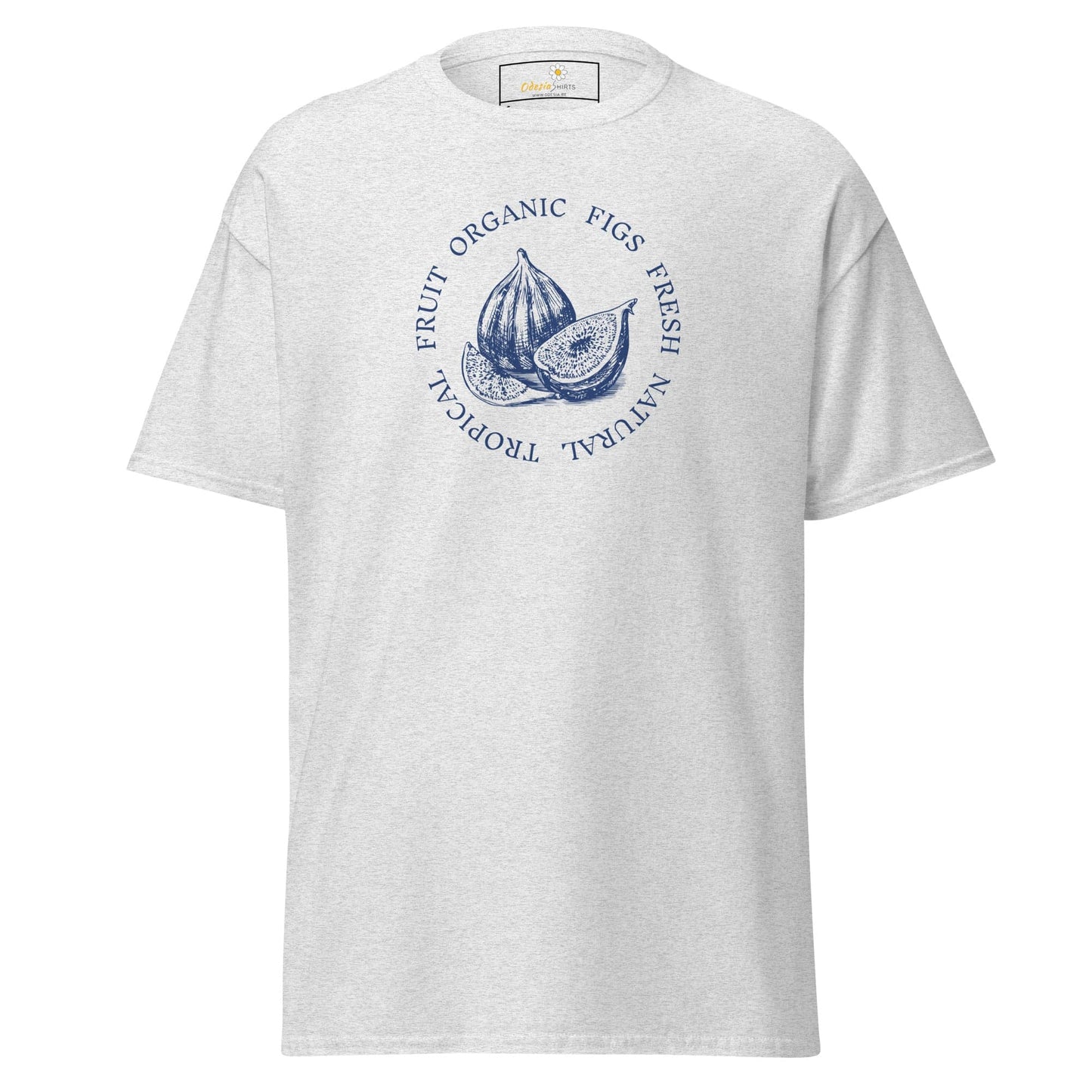 White T-shirt with fig graphic from T-SHIRT DESIGN TEE collection for Men and Women