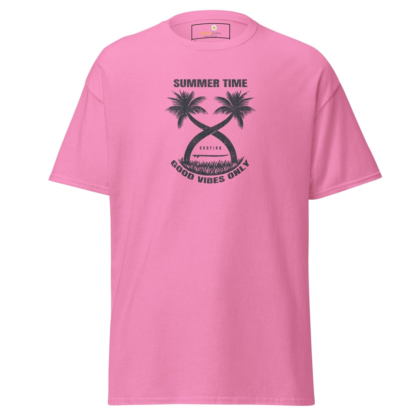 Unisex classic t-shirt - SUMMER PARADISE TREES - REGULAR - Azalea / S