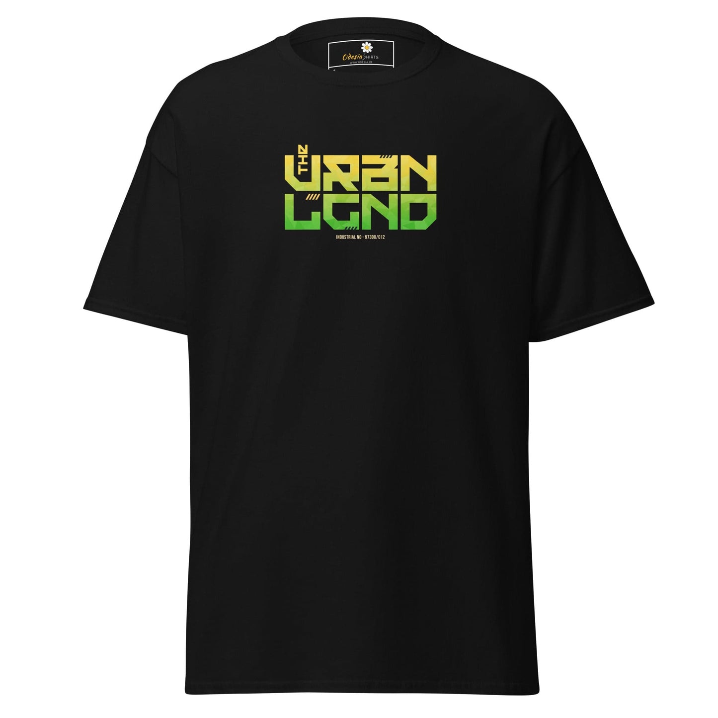 Black T-shirt with graphic print from T-SHIRT DESIGN TEE collection for Men and Women