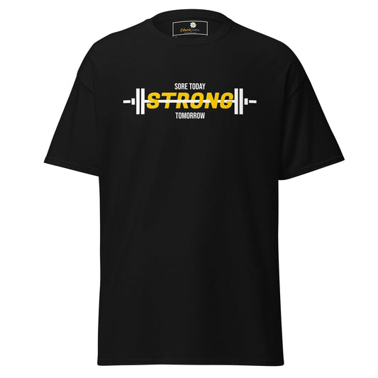 Unisex classic t-shirt - SPORT SORE TODAY - REGULAR - Black / S