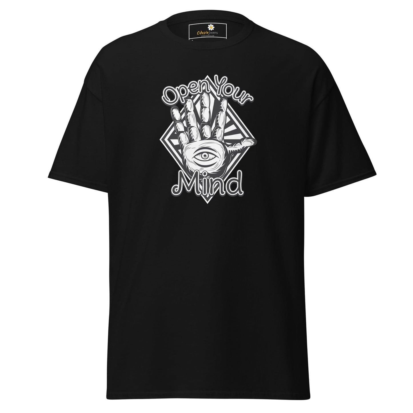 Unisex classic t-shirt - MYSTIC OPEN YOUR MIND - REGULAR - Black / S