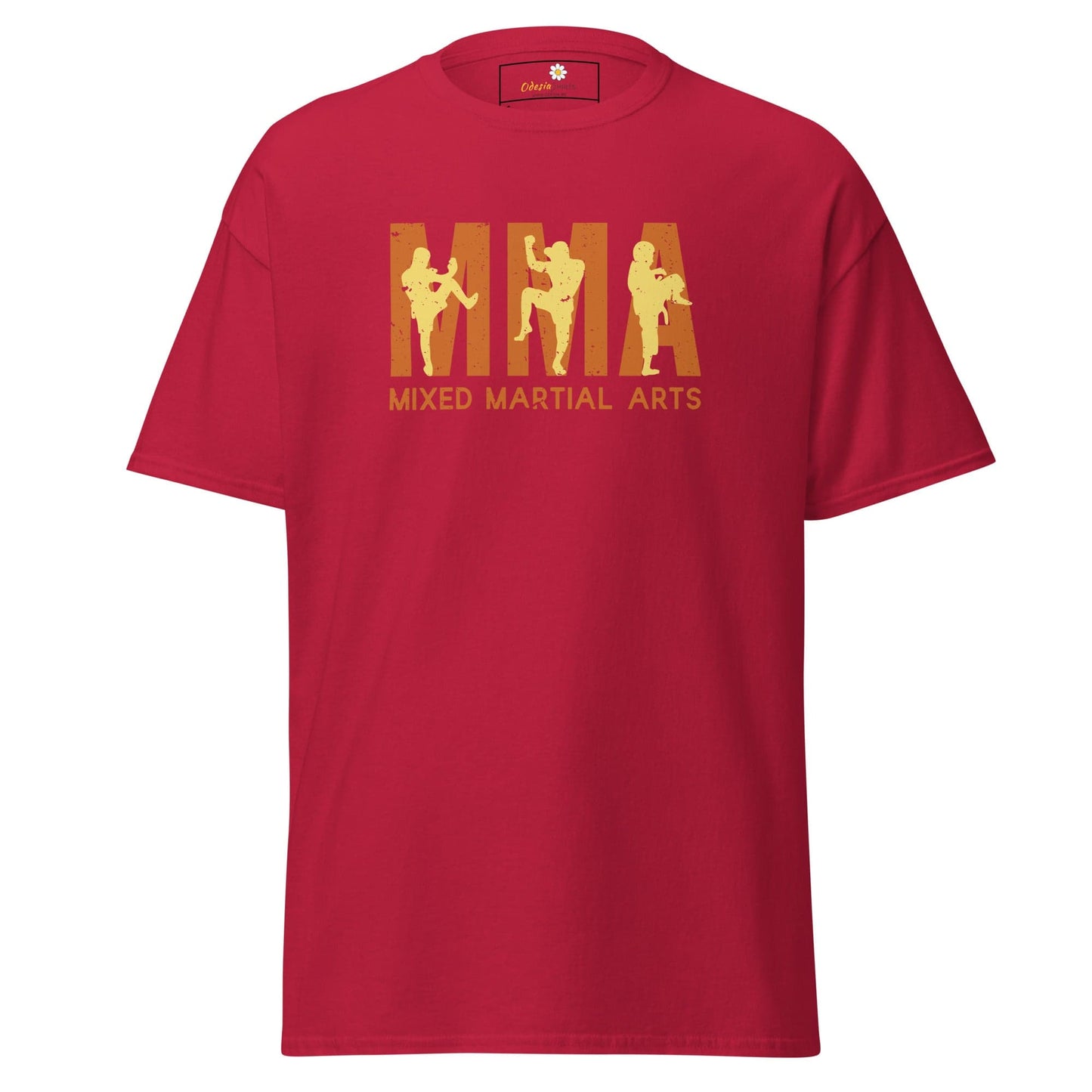 Unisex classic t-shirt - SPORT MMA MIXED MARTIAL - REGULAR - Cardinal / S