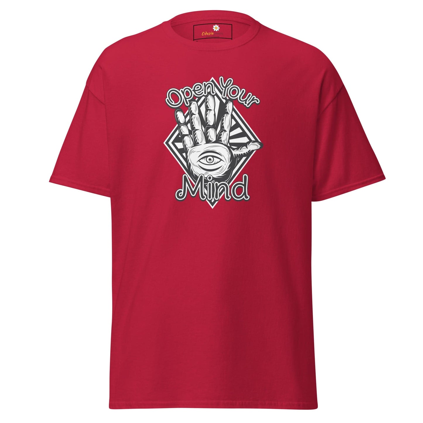 Unisex classic t-shirt - MYSTIC OPEN YOUR MIND - REGULAR - Cardinal / S