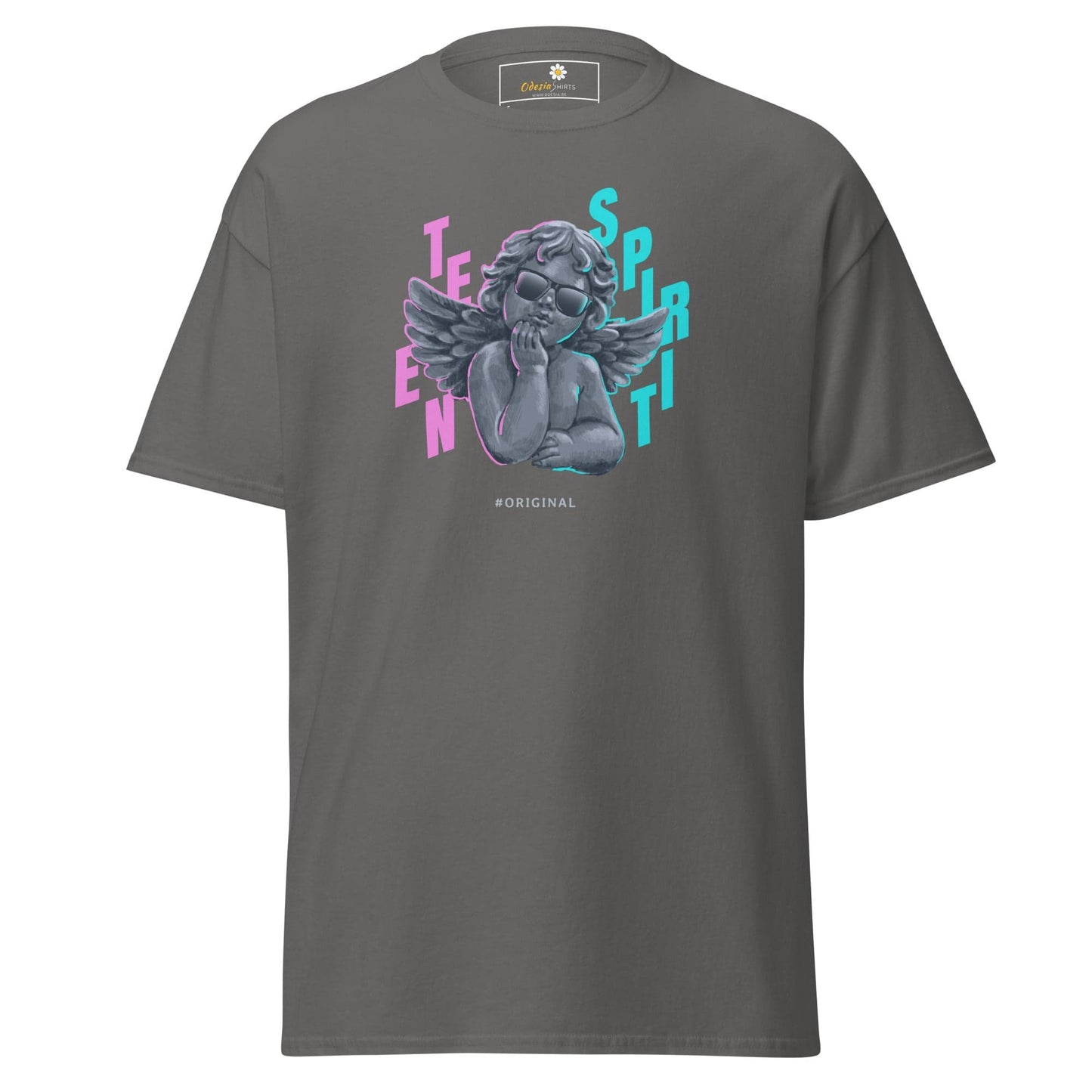 Unisex classic t-shirt - FANTASY TEEN SPIRIT - REGULAR - Charcoal / S