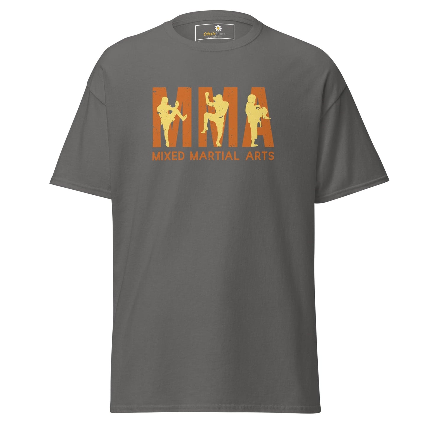 Unisex classic t-shirt - SPORT MMA MIXED MARTIAL - REGULAR - Charcoal / S