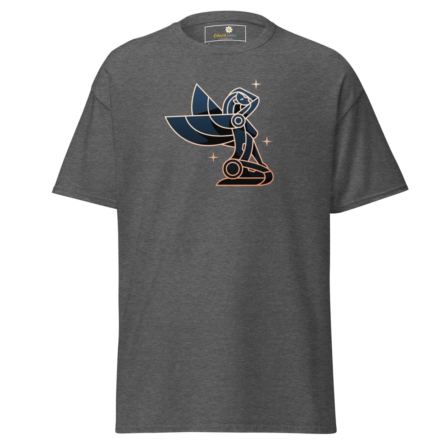 Unisex classic t-shirt - VIRGO WOMAN WINGS - REGULAR - Dark Heather / S