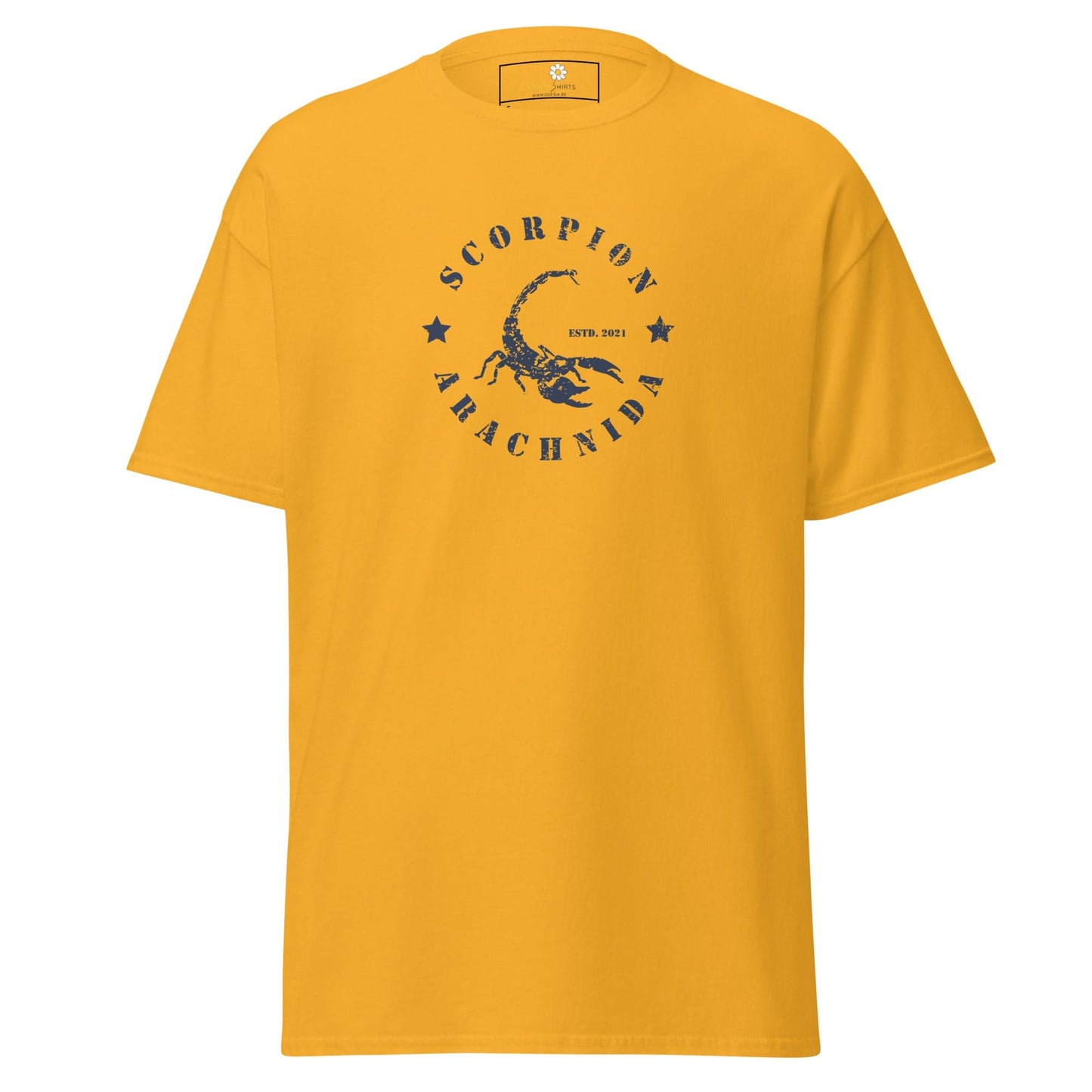 Unisex classic t-shirt - WILD LIFE SCORPION - REGULAR - Gold / S
