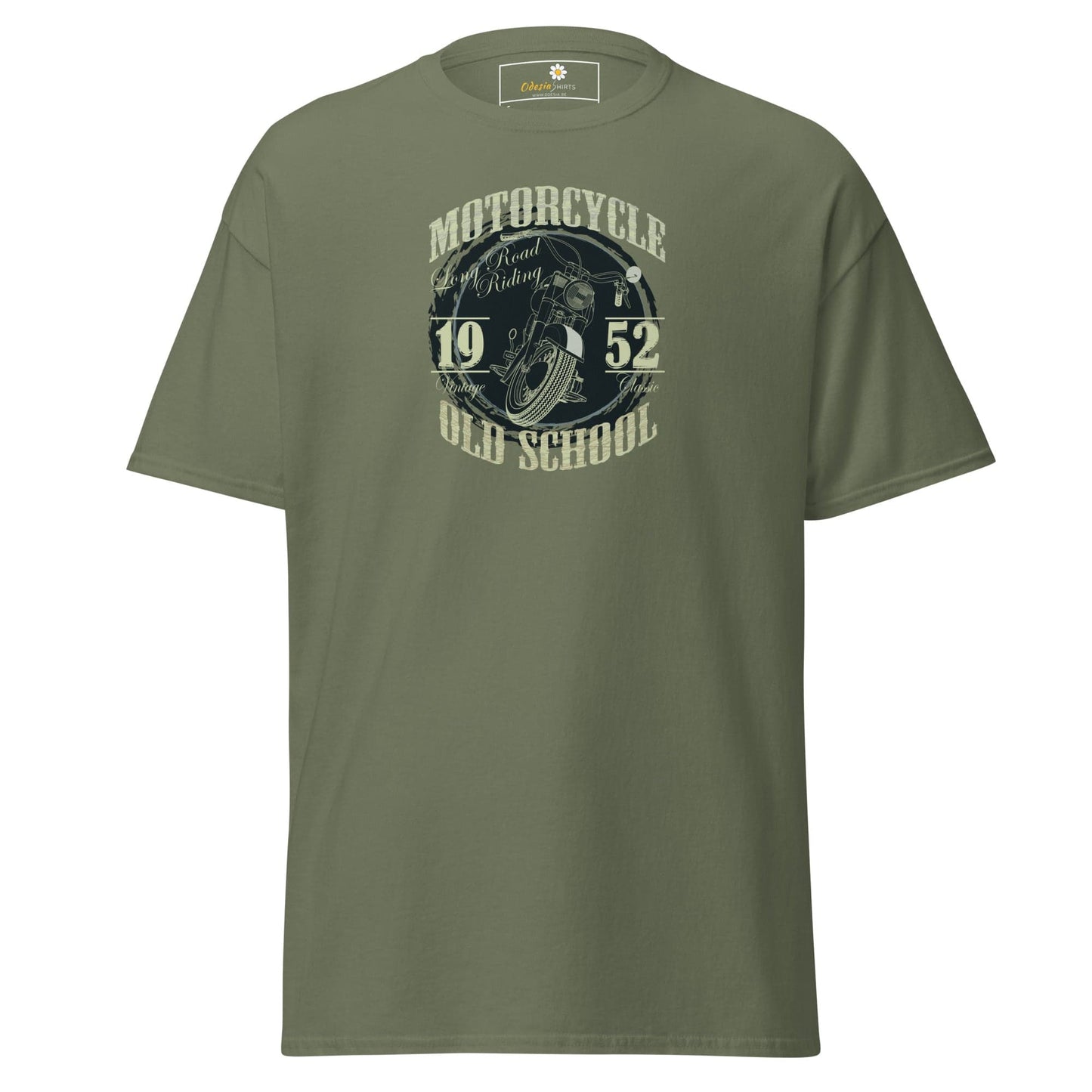 Unisex classic t-shirt - MISC MOTORCYCLE 1952 - REGULAR - Military Green / S