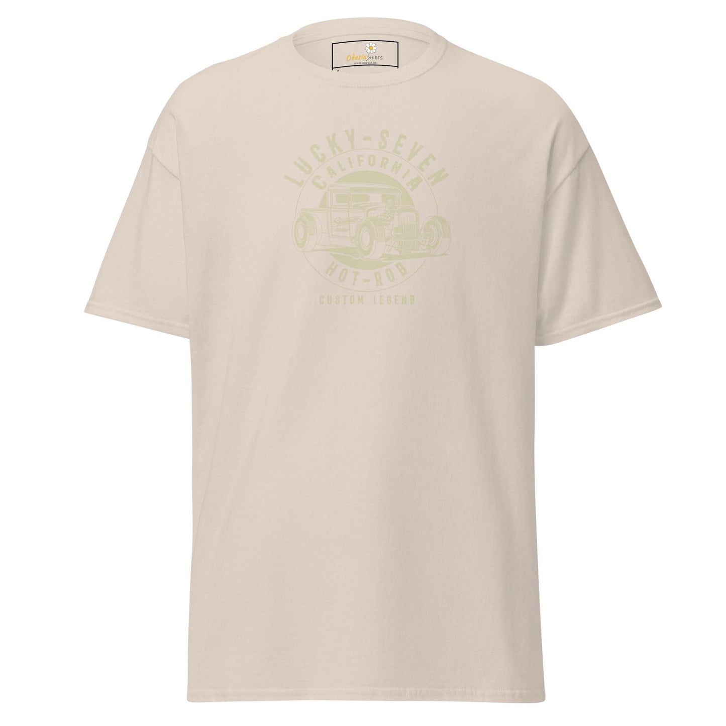 Unisex classic t-shirt - MOTOR LUCKY SEVEN - REGULAR - Natural / S